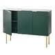 preview thumbnail 17 of 34, Lifestorey Valen Channel Front Sideboard/Buffet with Adjustable Shelves
