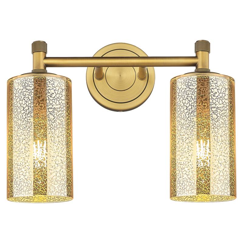 Innovations Lighting 434-2W-G434-7ME Crown Point 2 Light 14" Wide - Brushed Brass