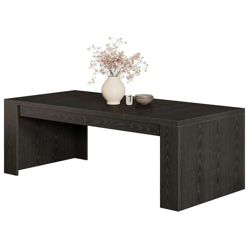 Large Dining Table, Wood Kitchen Table, Living Room Family Gathering Table Accent Dining Table