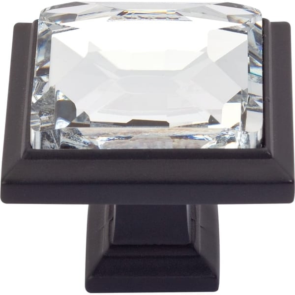 Atlas Homewares 340 Legacy Crystal 1-5/16 Inch Square Cabinet Knob