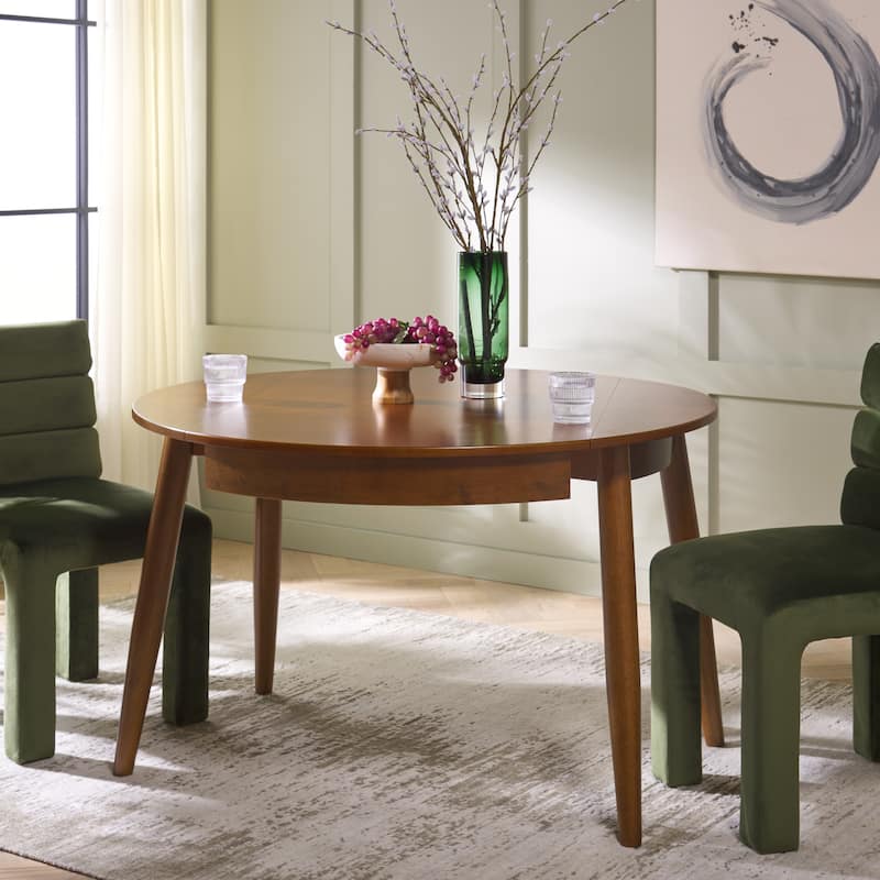 SAFAVIEH Home Malakai Folding Round Dining Table - 47"W x 47"D x 29"H