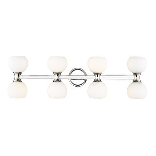 Artemis 8 Light 35 inch Chrome Vanity Light