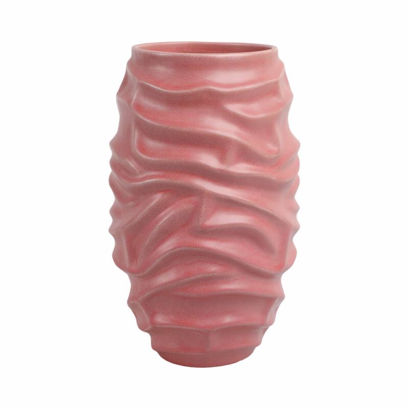 Porcelain Quinlan Classic Decorative Vase - Bean Red