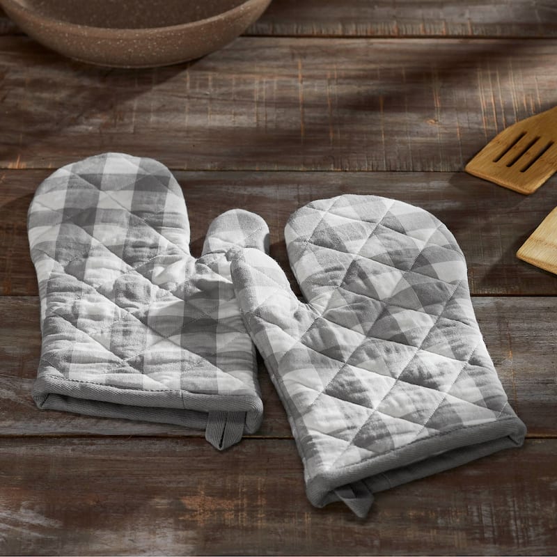Annie Buffalo Check Oven Mitt Set of 2