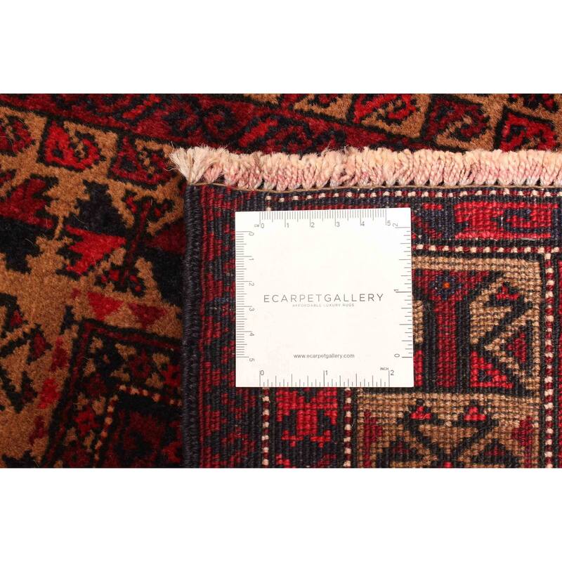 ECARPETGALLERY Hand-knotted Teimani Brown Wool Rug - 3'0 x 4'5