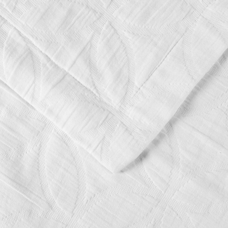 Blue Nile Mills Celtic Circle 100% Cotton Matelasse 3-Piece Bedspread Set