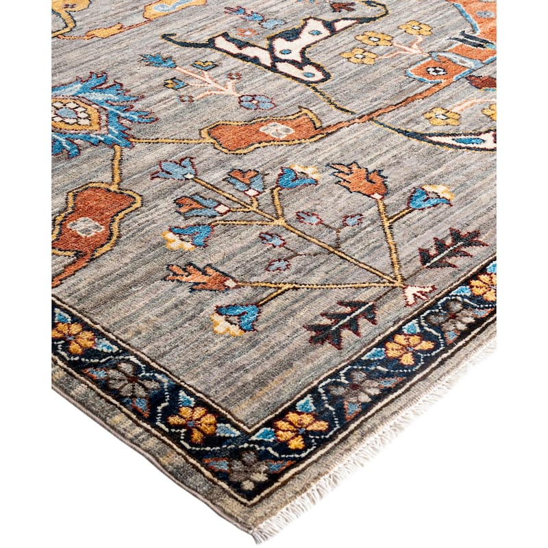 Serapi One-of-a-Kind Hand-Knotted Area Rug - Brown - 8' 10" x 11' 10"