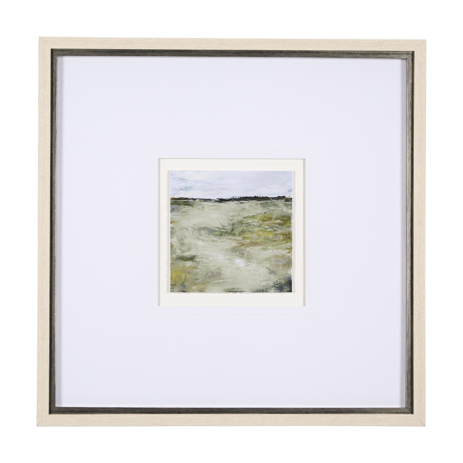 Springs Coming I by Mercana Studio a Hand Embellished Textured Framed Art Print Matted under Glass