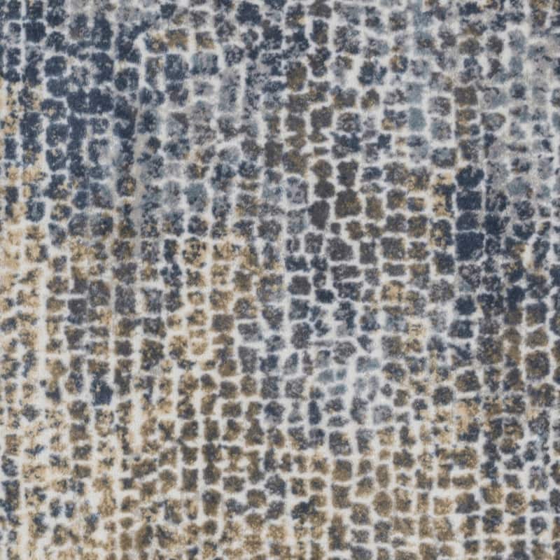 Alexander Home Mason Distressed Abstract Ocean Mosaic Rug