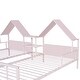 preview thumbnail 13 of 22, Twin Size Metal Double Platform Bed with Headboard and Nightstand