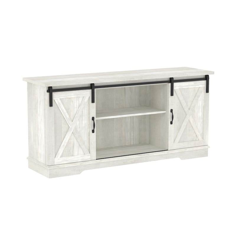 Middlebrook Wind Gap 58-inch Sliding Barn Door TV Stand