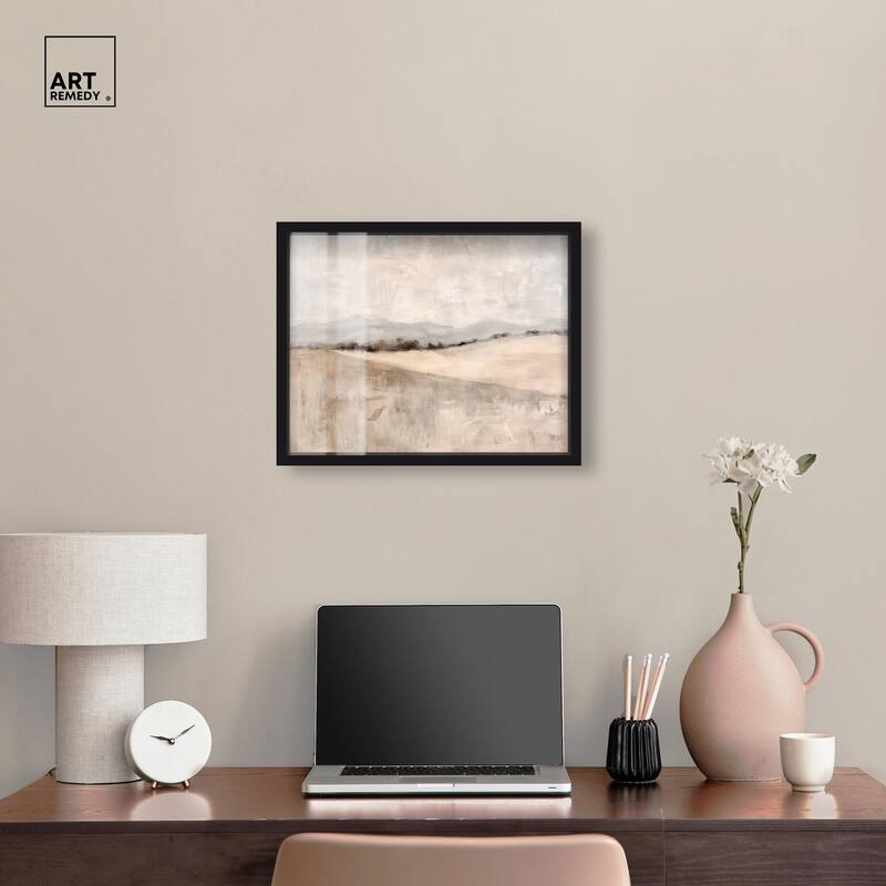 Distant Hills II Shadowbox by Art Remedy