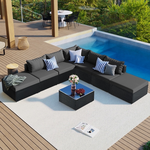 Single outlet garden sofa