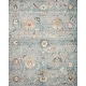 preview thumbnail 2 of 6, Alexander Home Sara Ultra Plush Shabby Chic Botanical Area Rug