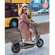 preview thumbnail 8 of 7, Electric Scooter with Seat for Adult, 12" Tire Electric, Foldable, Max Speed 19 Mph with 30 Miles Range