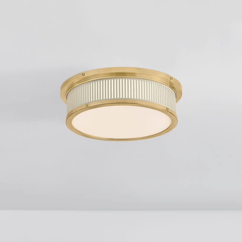 Hudson Valley Lighting MDS1901 Ashdown 14" Wide LED Flush Mount Drum