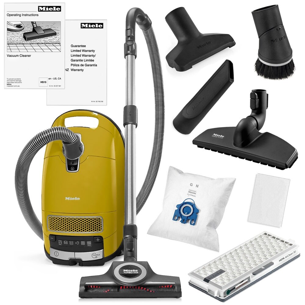 binnen Uitverkoop Caius Miele Complete C3 Calima Canister Vacuum Cleaner + STB 305-3 Turbobrush +  SBB-300 Parquet Floor Brush + More - Overstock - 13291076