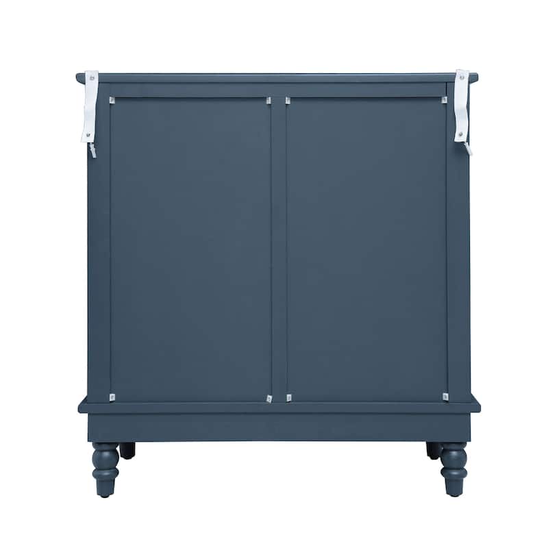 American style Hollow-Carved 2 Door Accent Cabinet Sideboard Buffet Storage Cabinet for Entryway Living Room Bedroom