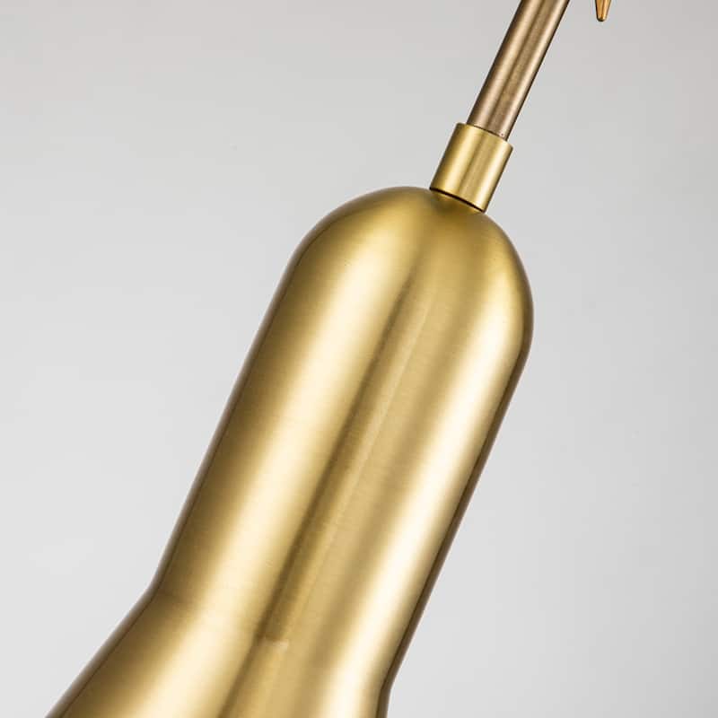 Etoile Small Aged Brass Pendant - 5.25 x 5.25 x 22.50