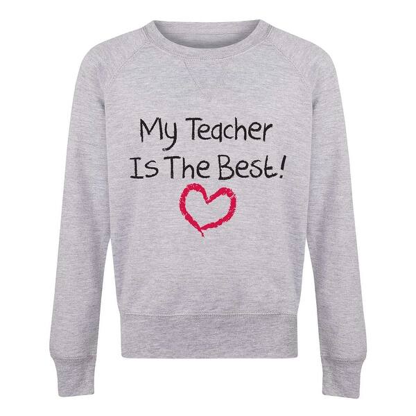 Shop My Teacher Is The Best Youth Girls Slouchy Ft Free