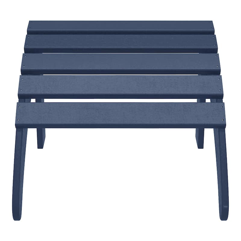 Aderson Outdoor Poly Adirondack Chair with Ottoman