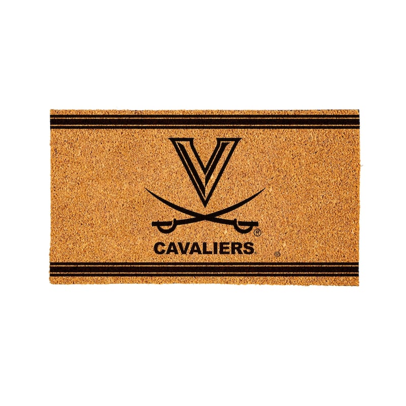 University of Virginia PVC Door Mat - Natural
