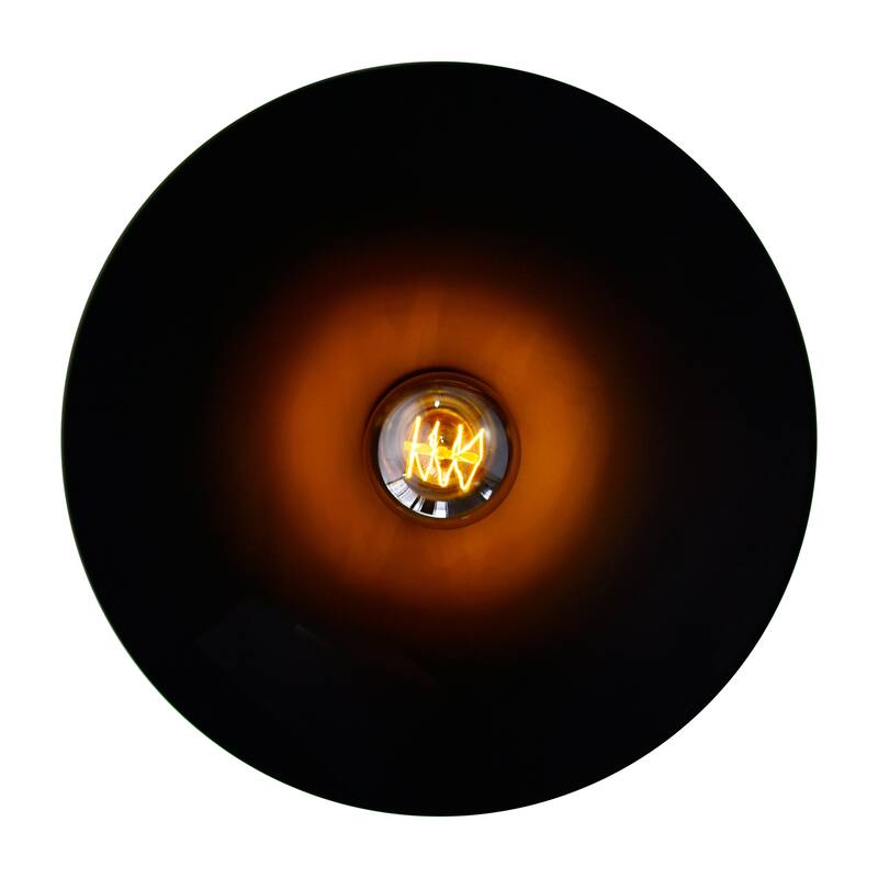 Brave 1 Light Down Mini Pendant With Black Finish