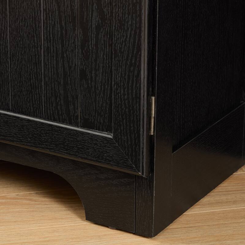 Tall Storage Cabinet Pantry Cabinet with 8 Doors, Corner Cabinet Side Cabinet Hallway Cabinet for Kitchen