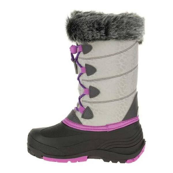 Shop Kamik Girls Snowgypsy3 Winter Boot Big Kid Grey Nylon