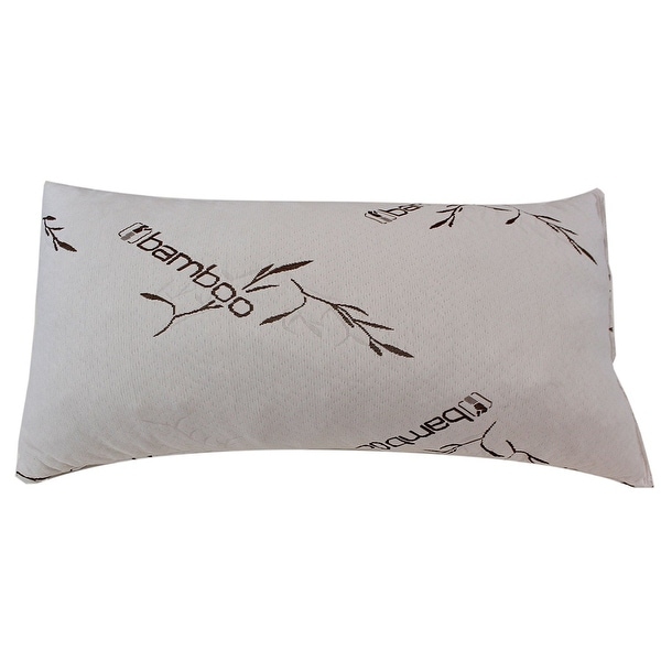 Five Star Bamboo Memory Foam Hypoallergenic Pillow King Size New On Sale Overstock 14772091