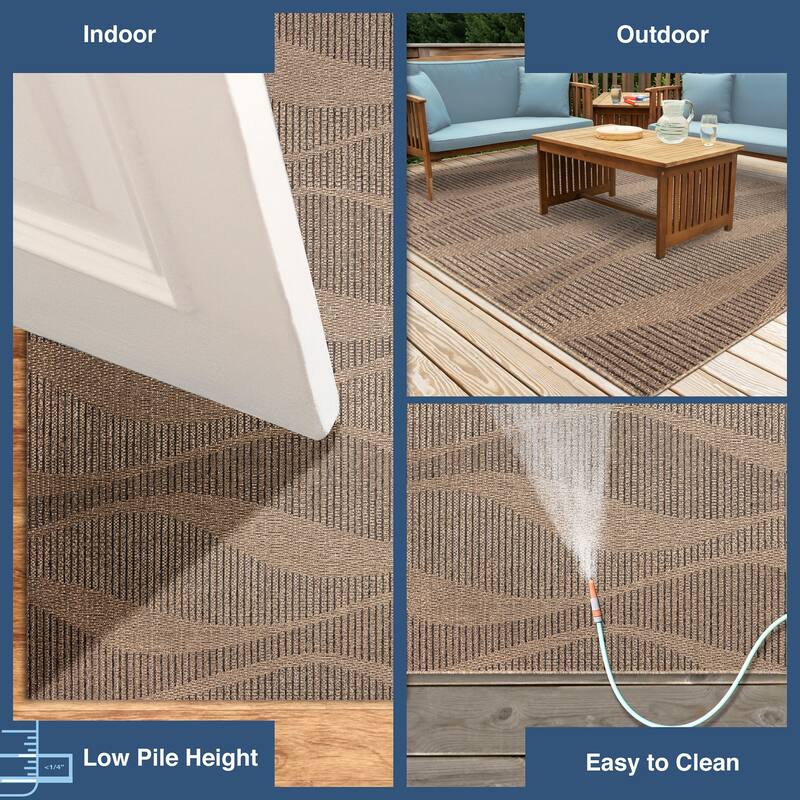 Liora Manne Monaco Wave Indoor/Outdoor Area Rug