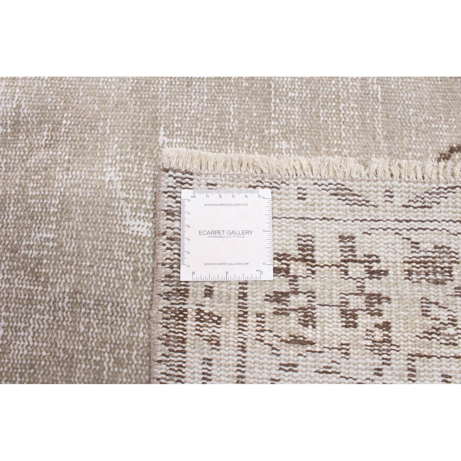 ECARPETGALLERY Hand-knotted Color Transition Beige Wool Rug - 5'4 x 8 ...