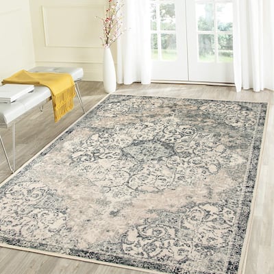 Divine Pollie Transitional Bordered Hand-Knotted Area Rug