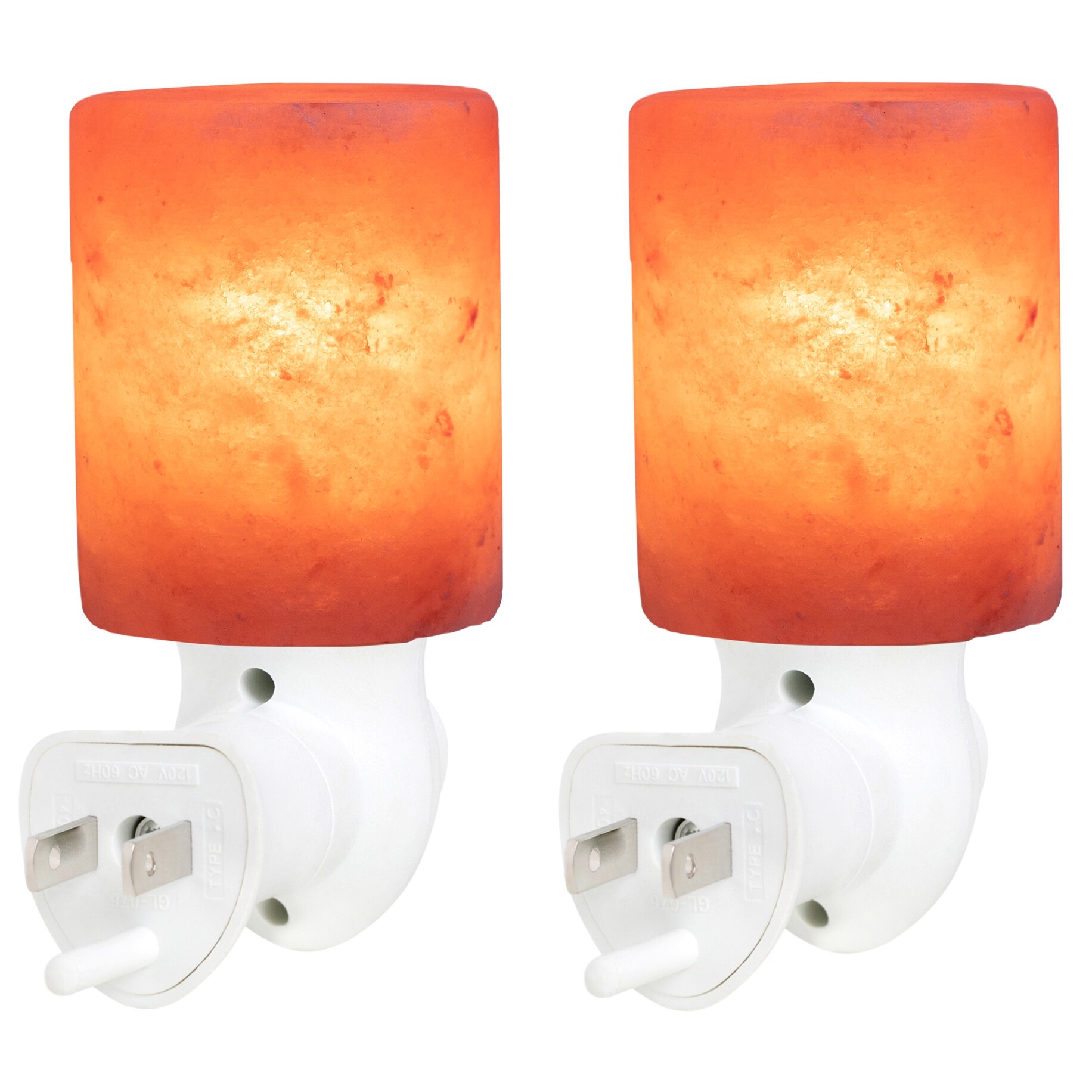 Amir Salt Lamp Natural Himalayan Mini Hand Carved Night Light w UL Wall Plug for Air Purifying Lighting Decoration Orange Bed Bath Beyond 34723592