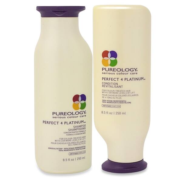 Shop Pureology Perfect 4 Platinum Shampoo And Conditioner 8 5 Oz Overstock 30587096