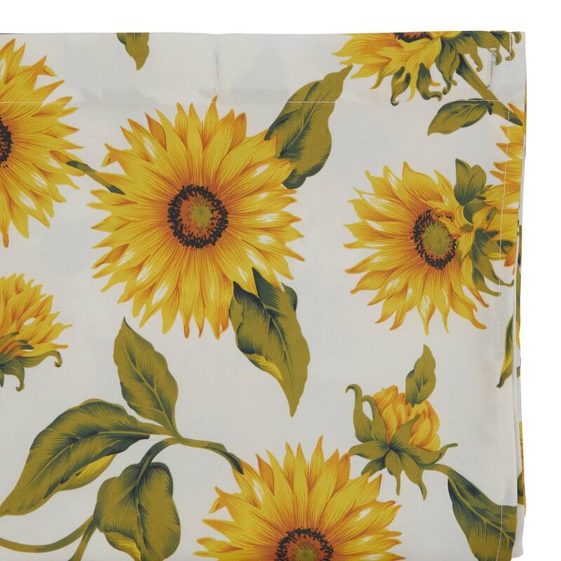 Sunflower Design Long Shower Curtain