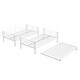 preview thumbnail 13 of 24, Kids and Baby Twin over Full Bunk Bed with Sturdy Metal and Safety Guardrail