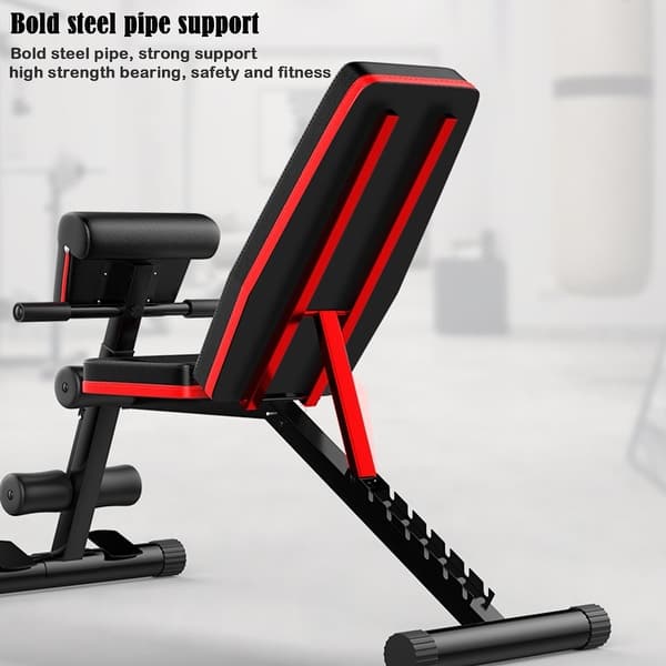 Adjustable Romes Chair Sit Up Incline Abs Benchs Flat Fly Weight Press Fitness Heavy Duty Steel Construction Black