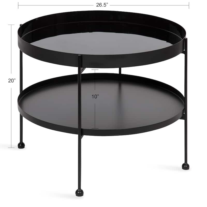 Kate and Laurel Nira Metal Coffee Table