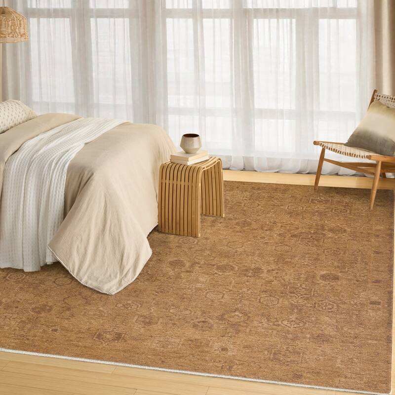 DKNY Pure Shades Indoor only Persian Vintage Area Rug - Latte - 7'10" x 9'10"