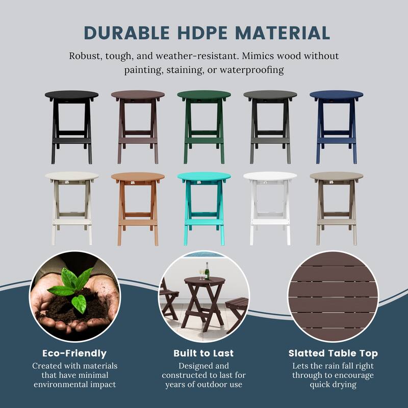 Laguna Patio Round Folding Dining Table