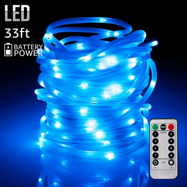 Battery operated rope lights outdoor cheap