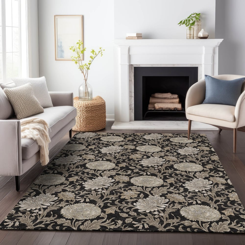 Premium Washable Super Soft Floral Mayfield Rug