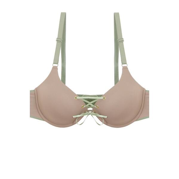 Ladies Two Tone Tie Up Bra Size 36c