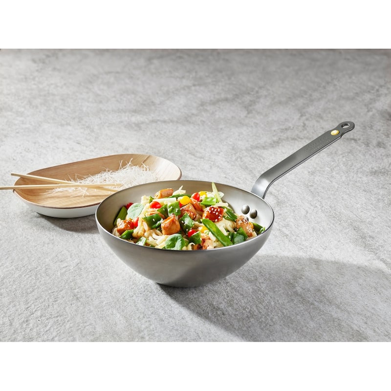 5618.28 Mineral B Carbon Steel Wok Pan, Nonstick, 11-Inch