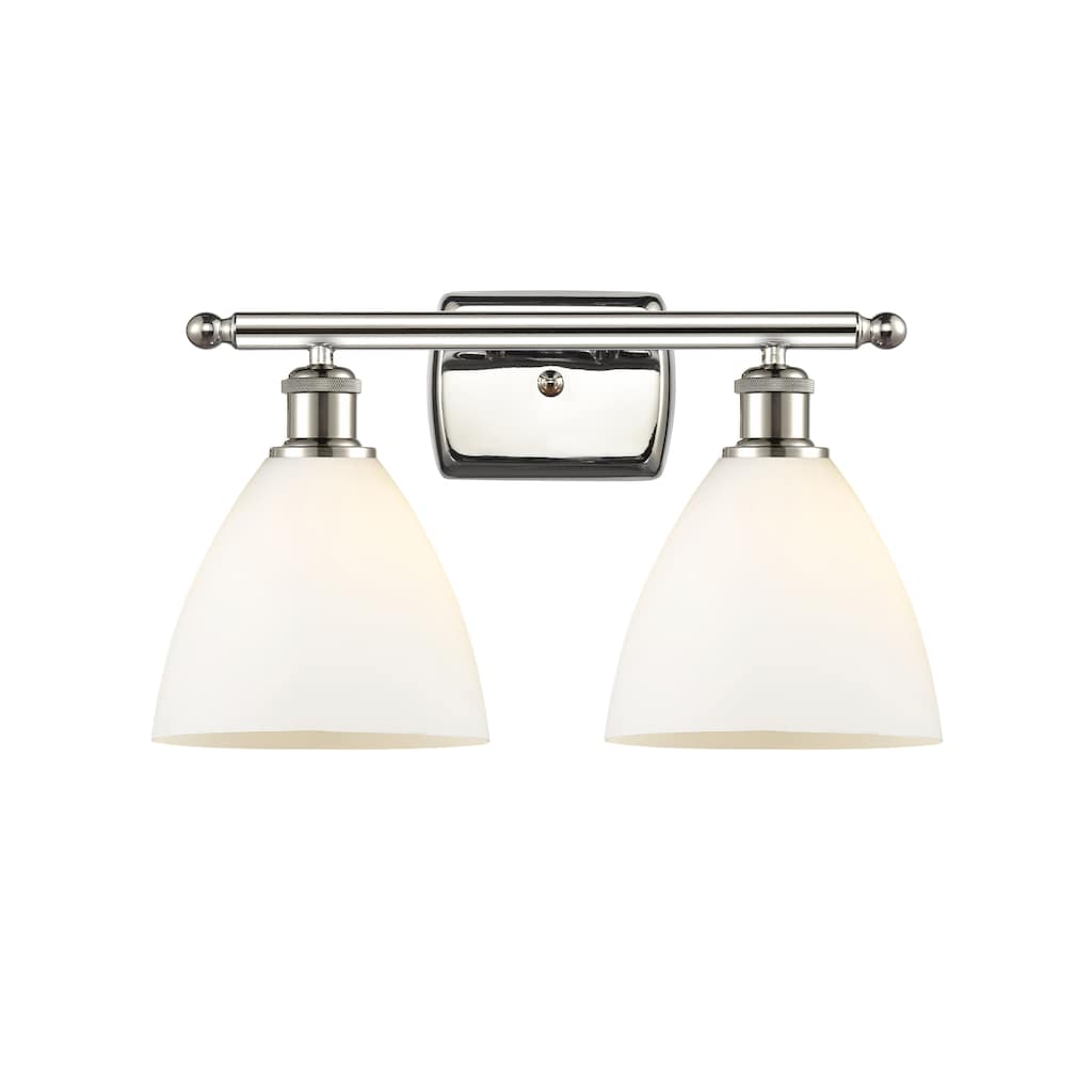Innovations Lighting Bristol Glass - 2 Light 18" Bath Vanity Light
