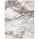 preview thumbnail 18 of 92, SAFAVIEH Craft Margaretha Modern Abstract Marble Pattern Rug 10'6" x 14' - Grey/Gold