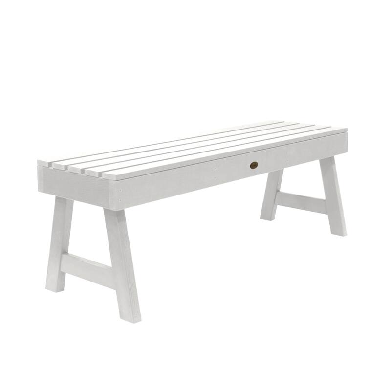 Highwood Weatherly 4-foot Eco-friendly Synthetic Wood Picnic Bench - White