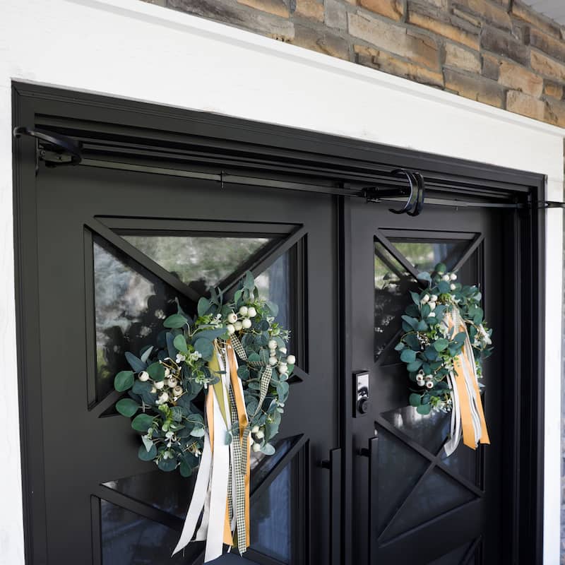 Garland Hanger - Double Door (52-82 Inch Doors) (Brown)