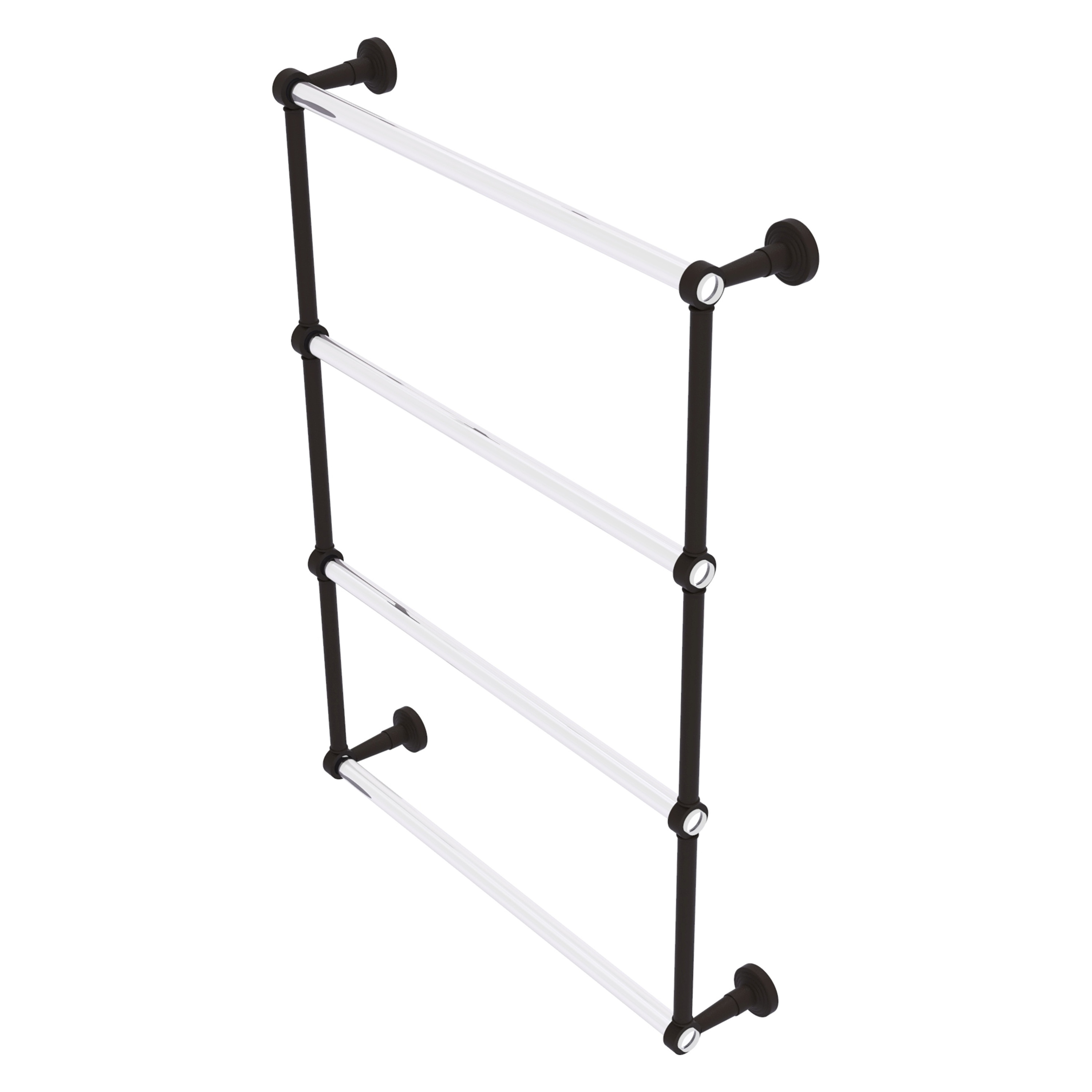 Allied Brass Pacific Beach Collection 4 Tier 24 Inch Ladder Towel Bar